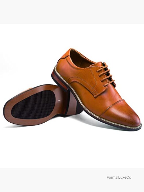 Men\'s Classic Lace Up Wingtip Oxford Dress Shoes Formal Business main image 7